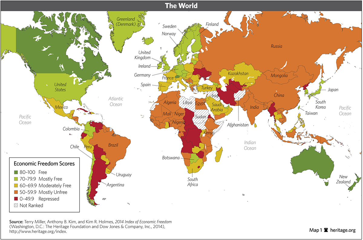 indice-libertad-economica-mundo-2014 | GEO 3ESO